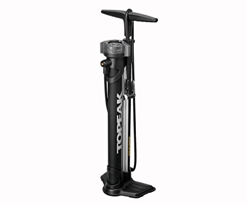 Pompes à vélo : Topeak Pompe à Pied JoeBlow Booster Noir 74 x 25 x 18, 5 cm