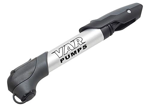 Pompes à vélo : VAR VR25200-C Mini Pompe télescopique en aluminium80 psi / 6 Bar