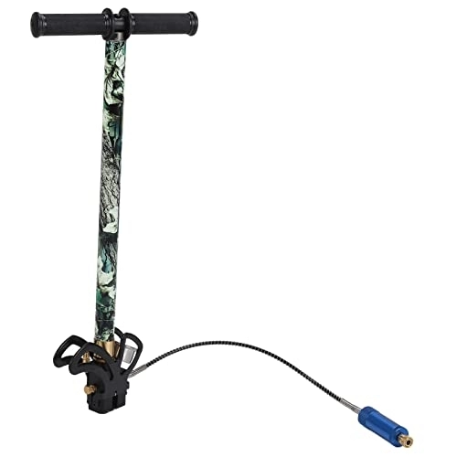 Pompes à vélo : WNSC Pompe à Main PCP, Camouflage de Pompes à étrier pour Carabine à air comprimé en Acier Inoxydable pour la Chasse