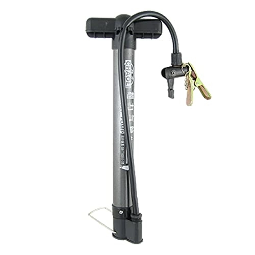 Pompes à vélo : XENITE Pompe à air de Sol for gonfleur de Pneu de vélo Portable Gris Gonflable