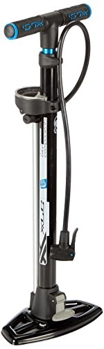 Pompes à vélo : XLC Pompe à air et Pompe à Pied Alpha PU-S01, Noir, 22 x 3 x 3 cm.