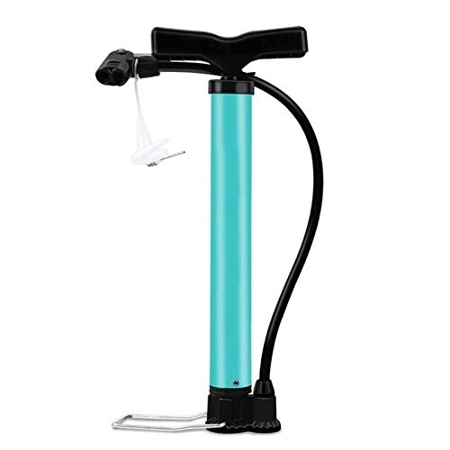 Pompes à vélo : XuCesfs Pompe à vélo compacte portable en alliage d'aluminium 120 PSI Pompe à ballon Bleu