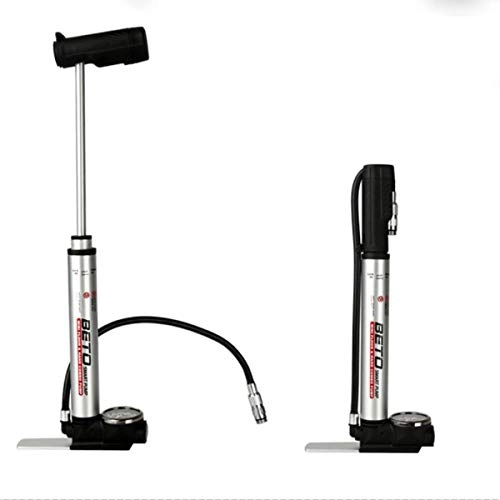 Pompes à vélo : ZSTY Pompe à vélo avec baromètre, précis, Haute Performance et Inflation Rapide, Convient pour vélos et Motos