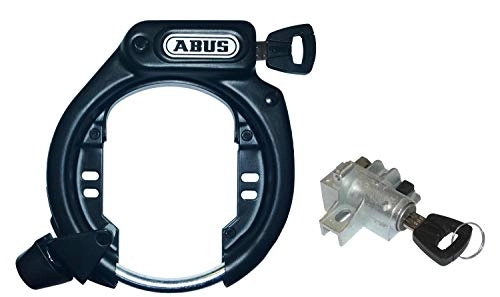 Verrous de vélo : Abus 485 LH Amparo Antivol pour vélo avec cadenas et câble en acier / cadenas Bosch, Amparo 485 + Akkuschloß