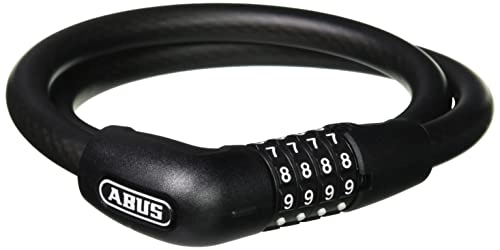 Verrous de vélo : ABUS 6415C Antivol vélo à clé Unisex, Black, 85 cm