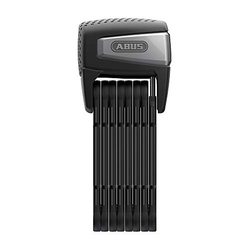 Verrous de vélo : ABUS antivol pliable Bordo 6500A SmartX - Antivol intelligent avec Bluetooth® et alarme - Smartphone iOS & Android - avec support - Niveau de sécurité ABUS 15 - 110 cm