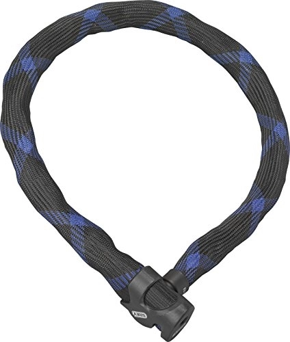 Verrous de vélo : Abus Ivera Chain 7210 Chaine antivol + support de fixation Bleu / Noir 85 cm