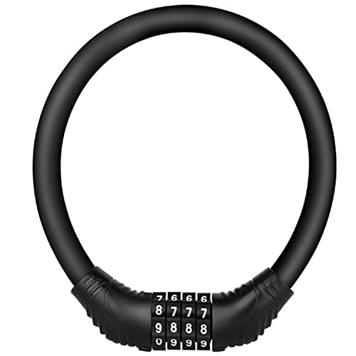 Verrous de vélo : AERFA Antivol à combinaison de 40 cm, cadenas à chaîne haut niveau de sécurité avec code chiffre à 4 chiffres, chaîne de serrurier de vélo, combinaison de code pour vélo moto