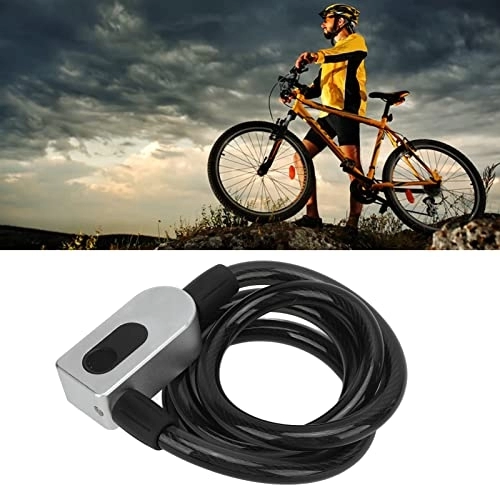 Verrous de vélo : Antivol de Vélo, Cadenas de Vélo à Empreintes Digitales, Antivol de Câble sans Clé, Cadenas de Chaîne de Vélo Rechargeable, étanche IP67 pour Moto électrique