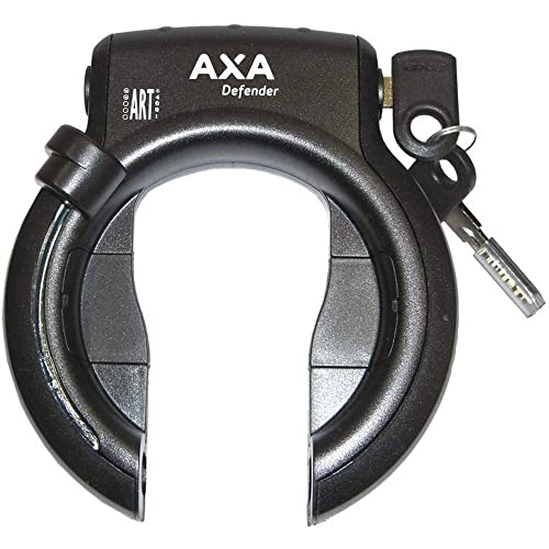 Verrous de vélo : AXA 5011523 Defender Antivol de Cadre, Mixte Adulte, Noir, 12x10x10 cm