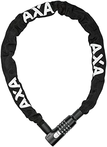 Verrous de vélo : Axa Antivol chaîne Absolute 5-90 Adulte Unisexe, Noir, 90 cm