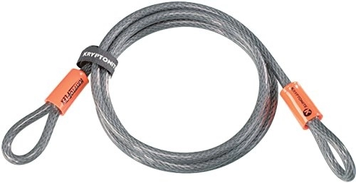 Verrous de vélo : Câble antivol Kryptonite KryptoFlex - Noir, gris, 220 cm. Ø 10 mm