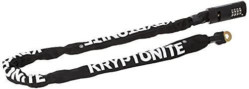 Verrous de vélo : Kryptonite Keeper 712 Combination Integrated Chain (7Mm X 120Cm) Locks Mixte, 7 mm x 120 cm