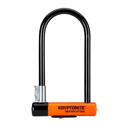 Verrous de vélo : KRYPTONITE New-U-Evolution Locks Adulte Unisexe, Orange / Noir, 10.2cm x 22.9cm