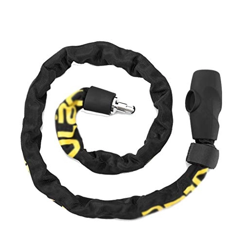Verrous de vélo : Liutao Bold Chain Lock Anti-Theft Security Security Metal Renfort Anti-vol (Color : Black, Taille : 39inches)