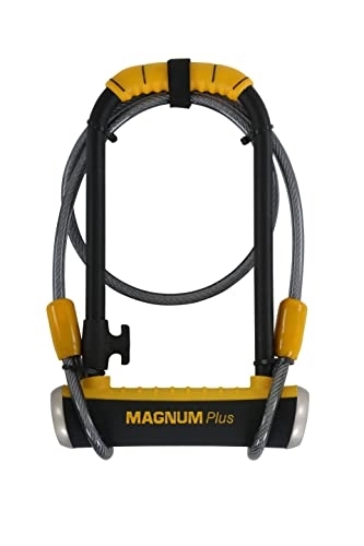 Verrous de vélo : Magnum Plus magsolid Essential Shackle Antivol U pour Vélo à anse haute sécurité serrure résistante 115 mm x 230 mm x 14 mm