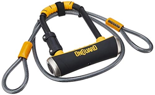 Verrous de vélo : ONGUARD Pitbull Mini DT-8008 Câble antivol Noir 9, 0 x 14, 0 cm