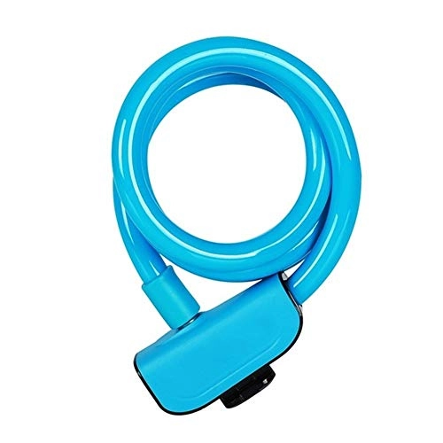 Verrous de vélo : PLanDing Vélo Cable Lock extérieur Cyclisme antivol avec Verrouillage de sécurité clés Fil d'acier Accessoires Vélo 1.2M vélo Verrouillage 1020.D (Color : Blue)