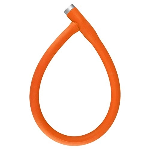 Verrous de vélo : PPLAS Vélo antivol Cable Lock de vélo imperméable Moto Cycle vélo de sécurité en Silicone Acier Serrure avec clés (Color : Orange)