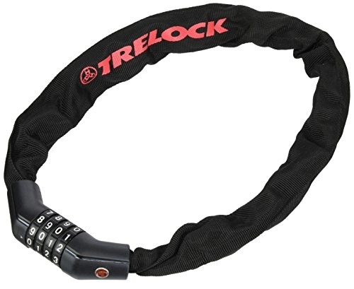 Verrous de vélo : Trelock antivol chaîne break, BC 215-75-5.5 Code, 8003782, Noir