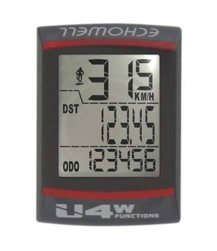 Computer per ciclismo : Echowell U4W Cycle Computer - Black by Echowell