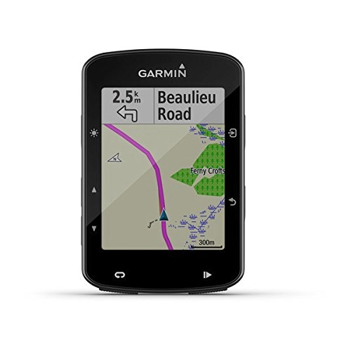 Computer per ciclismo : Garmin 520 Edge Plus Ciclocomputer cartografico con GPS, Cycle Map Europa e connettività smart, Display 2.3 ", Impermeabile IPX7, Nero