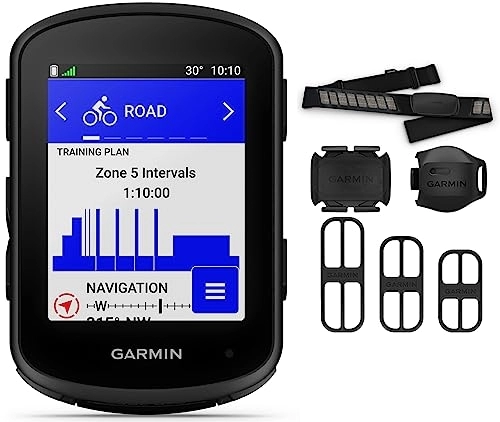 Computer per ciclismo : GARMIN 840 Edge Bundle (Hrm Dual + Capteur cadence / vitesse) - Compteur GPS Cycle - EN STOCK