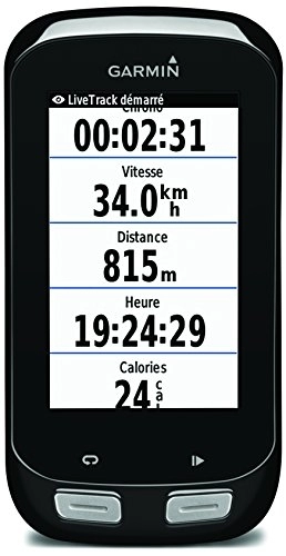 Computer per ciclismo : Garmin Edge 1000 Kit GPS Bike Computer con Touchscreen e Navigazione, Mappa Europa e Notifiche Smart, Fascia Cardio Soft Premium, Sensori Cadenza e Velocità, Nero / Antracite