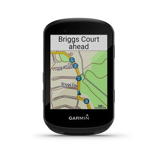 Computer per ciclismo : Garmin Edge 530 — Computer da bicicletta GPS con display a colori da 2, 6 «, mappa dell'Europa preinstallata per la navigazione e durata della batteria fino a 20 ore, figure MTB, nero (ricondizionato)