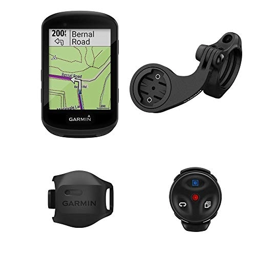 Computer per ciclismo : Garmin Edge 530 - Kit per mountain bike, computer GPS da ciclo / bici con mappatura, monitoraggio dinamico delle prestazioni e instradamento della popolarità, include sensore di velocità e supporto per