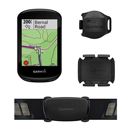 Computer per ciclismo : Garmin Edge 830 GPS - Ciclo-computer con Sensor Bundle, inclusi l’attacco per la fascia cardio HF Premium 010-02061-11 e un sensore di velocità e di cadenza