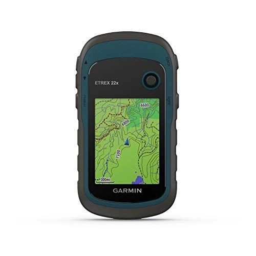 Computer per ciclismo : Garmin eTrex 22x, GPS portatile, display 2, 2" a colori, mappa TopoActive EU preinstallata