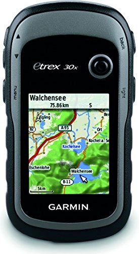 Computer per ciclismo : Garmin eTrex 30x GPS Portatile, Schermo 2.2", Mappa TopoActive Europa Occidentale, Altimetro Barometrico, Bussola Elettronica, Grigio / Nero