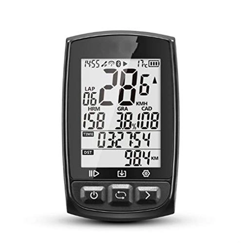 Computer per ciclismo : gdangel Contachilometri Bici GPS Rapido Posizionamento USB Speedometer Bicicletta GPS Speedometer Impermeabile GPS Bluetooth