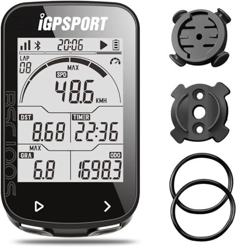 Computer per ciclismo : iGPSPORT Ciclocomputer GPS con Ant+ Impermeabile Ciclocomputer Bici Senza Fili (Nero)