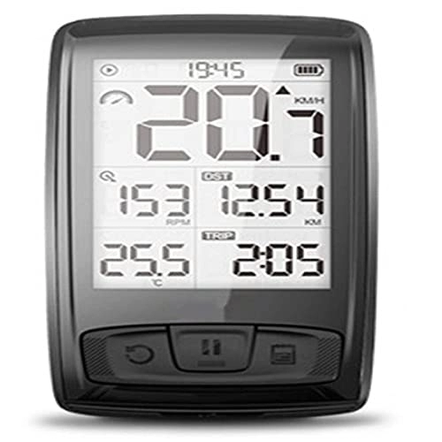 Computer per ciclismo : KUANDARGG Ciclocomputer GPS Portatile Bicicletta Forte Display IML Tachimetro Sensore di velocità / Cadenza Ciclismo Impermeabile