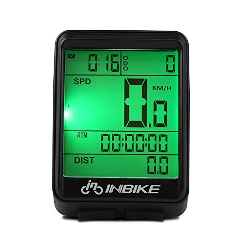 Computer per ciclismo : LCZHP Cronometro della Bicicletta, calcolatore della Bici Impermeabile, velocit Distanza Tempo Misura Temperatura Consumo Ciclismo Accessori, Greenlightwireless