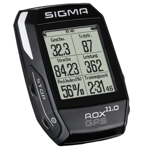 Computer per ciclismo : Sigma ciclocomputer Rox 11.0 GPS Nero