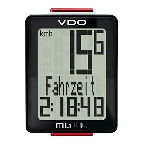 Computer per ciclismo : VDO Ciclocomputer M1.1 Senza Filo