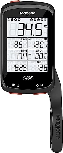 Computer per ciclismo : WDX- Computer GPS for bici, Computer GPS for bicicletta Impermeabile Smart Wireless ANT + Tachimetro for bici Bicicletta Misurazione della velocità (Color : Black)