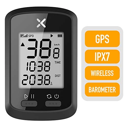 Computer per ciclismo : XOSS - G GPS, computer da ciclismo senza fili, tachimetro, contachilometri, tracker, impermeabile, bluetooth, per bici da strada o MTB, G