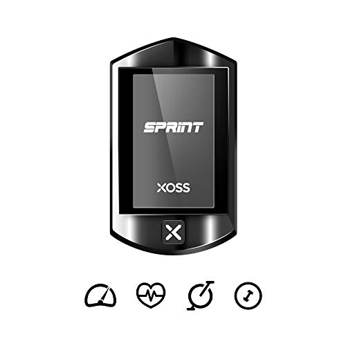 Computer per ciclismo : XOSS Sprint Ciclismo Computer, Sensore di velocità e Cadenza della Bici del ciclocomputer GPS (1 XOSS Sprint Electroplating Coating)