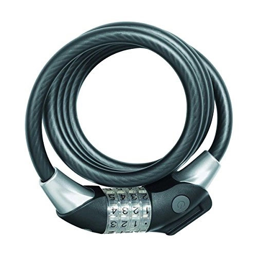 Lucchetti per bici : Abus 592140 - Cable Espiral de combinación Raydo + KF 1, 85m 1450 / 185 TexKF