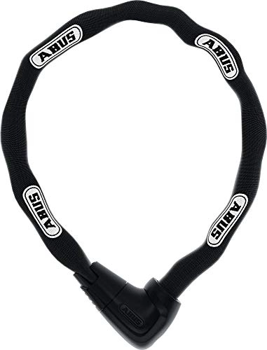 Lucchetti per bici : Abus_1 ABUS 9808 / 110 BK Steel O' Chain, in nero, senza confezione