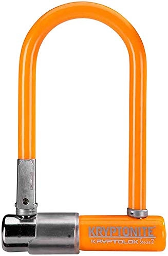 Lucchetti per bici : Kryptolok Mini-7 W / Flexframe-U Bracket (Color-Lt.Orange)