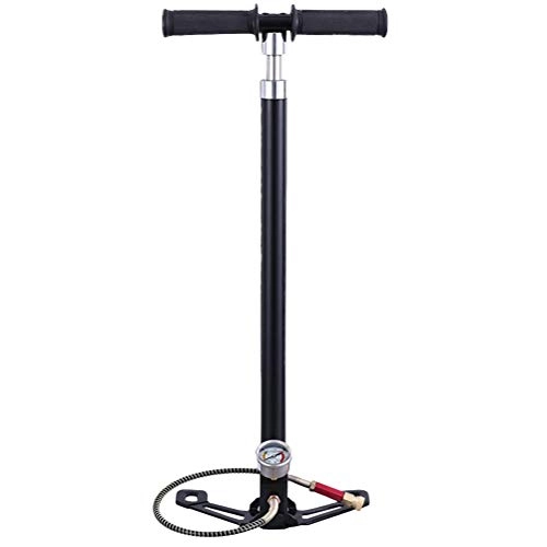 Pompe da bici : ABOOFAN - Pompa portatile per bicicletta, resistente, ad alta pressione, per bicicletta, con separatore per bicicletta, per negozi all'aperto, colore: nero
