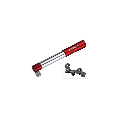 Pompe da bici : Airbone 2191203012 Mini Pompa, Rosso, 15 x 2 x 2 cm