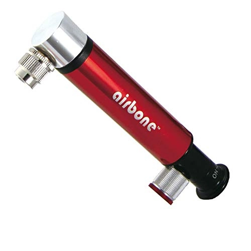 Pompe da bici : Airbone 2191203102 Mini Pompa, Rosso, 13 x 2 x 2 cm