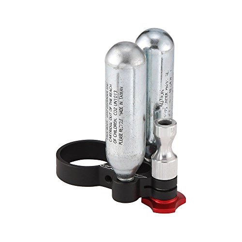 Pompe da bici : Co2 - Supporto per pompa a gas CO2, in lega, 31, 8 mm