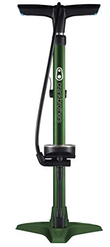 Pompe da bici : Crank Brothers Gem Floor Pump-Base Timbrata-Verde, Unisex, Taglia Unica
